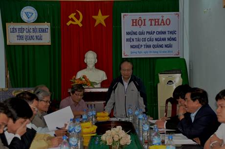 TS. Nguyễn Kim Hiệu kết luận tại Hội thảo. Ảnh: Nguyên Khoa